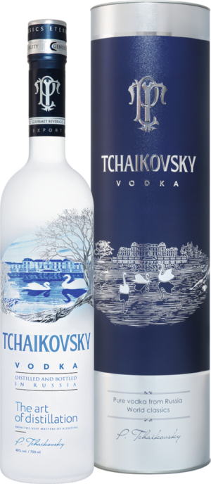 Водка Tchaikovsky (gift box) 0.7л